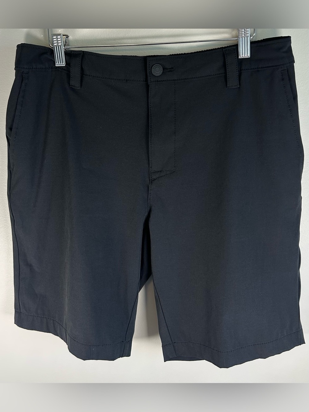 Banana Republic Men’s Performance Shorts Size 34x9.5 Elastic Waist Black EUC